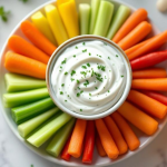 Greek Yogurt Ranch Veggie Dip - Fresh Start 30: A Journey To Better Health